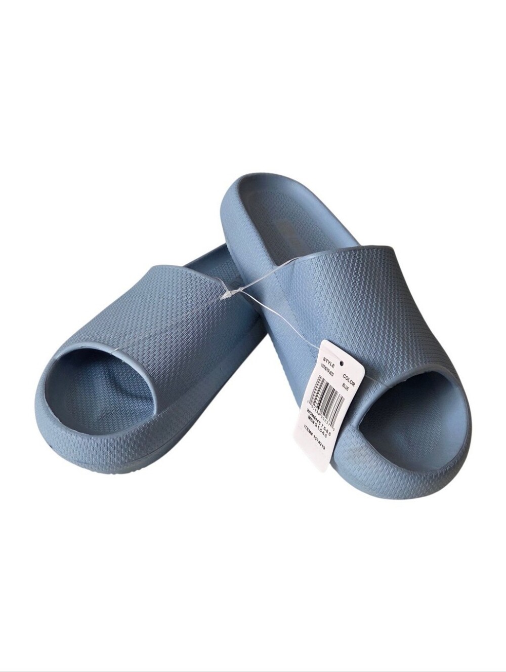 32 Degrees Blue Women's Size Medium (7.5-8.5) Cushion Slide Shower Sandal NEW